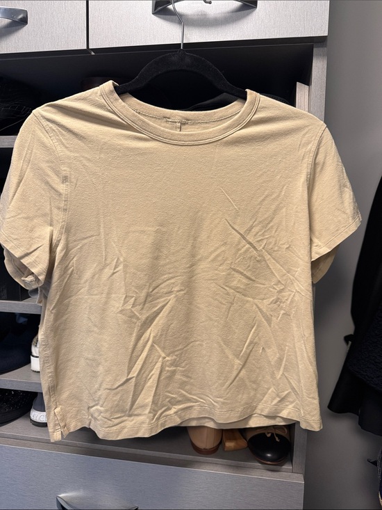 lululemon athletica Tops - lululemon athletica Short Sleeve Crewneck Tee - Light Beige 8
